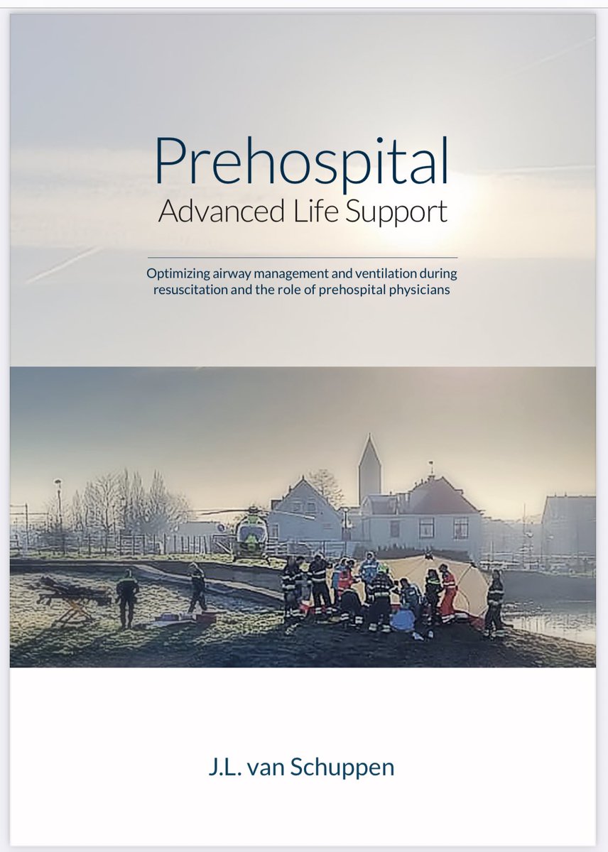 Last week I successfully defended my #PhD thesis: “Prehospital Advanced Life Support - Optimizing airway management and ventilation during resuscitation and the role of prehospital physicians”. Very grateful to everyone who helped. Download my thesis at: pure.uva.nl/ws/files/12991…
