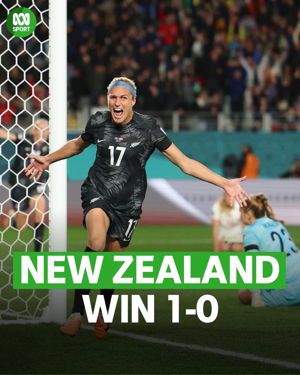 ⚽🇳🇿 New Zealand have their first EVER win at a FIFA World Cup!

They've beaten Norway 1-0 and broken a 30+ year drought in the process.

Listen live: ab.co/streamWWC 
#FIFAWWC