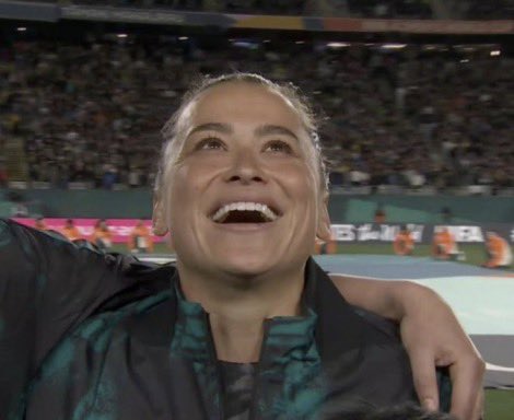 togethxr's tweet photo. First World Cup win.
Opening game.
On home soil.
In front of a record breaking crowd.

Historic, @NZ_Football https://t.co/oUE7kaEnQd