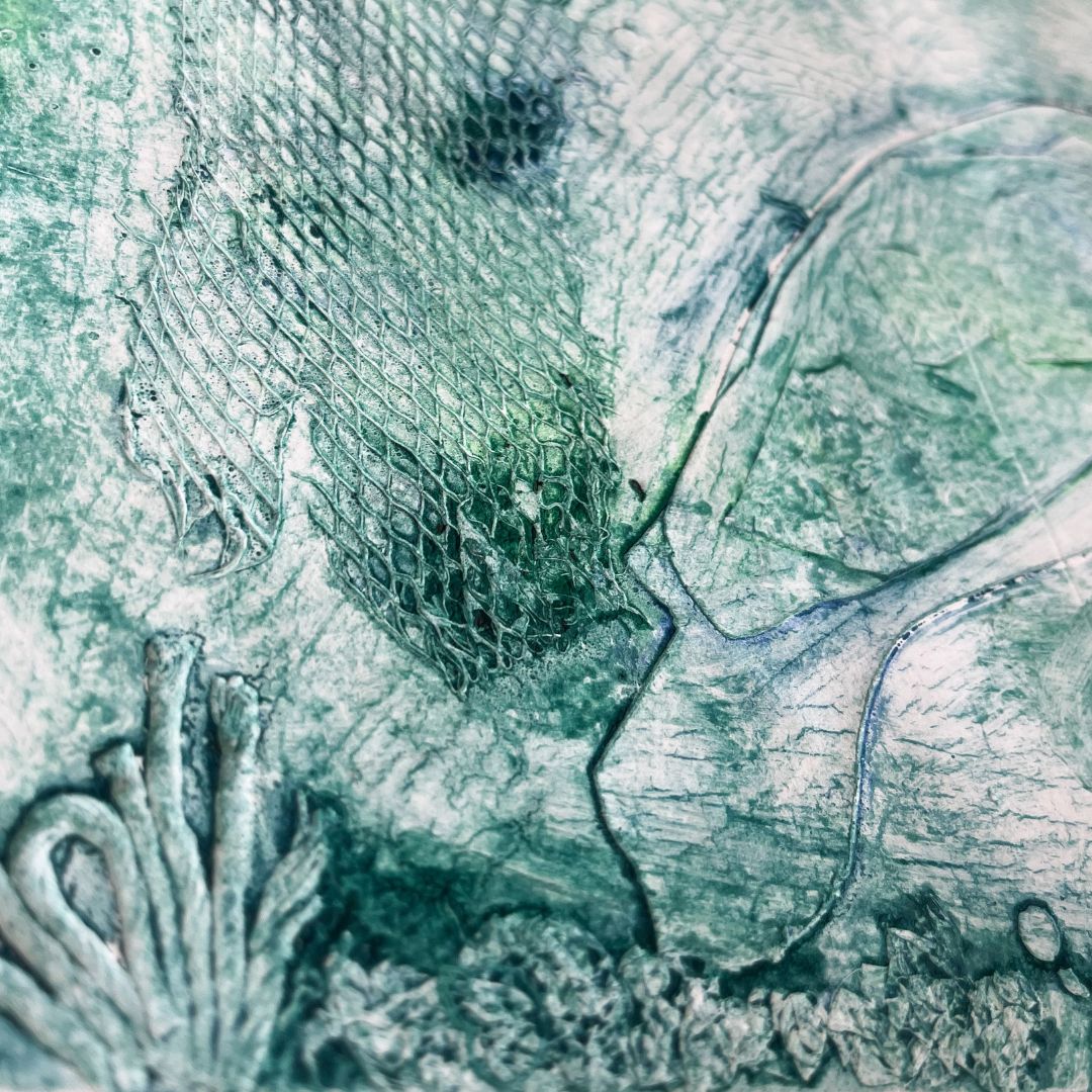 Textures, textures, textures!

A few close up pictures of our year 8 collagraphs, you really get a sense of something under water like coral or sand or an old relic preserved in the salt water.
#collagraph #art #school #artdepartment