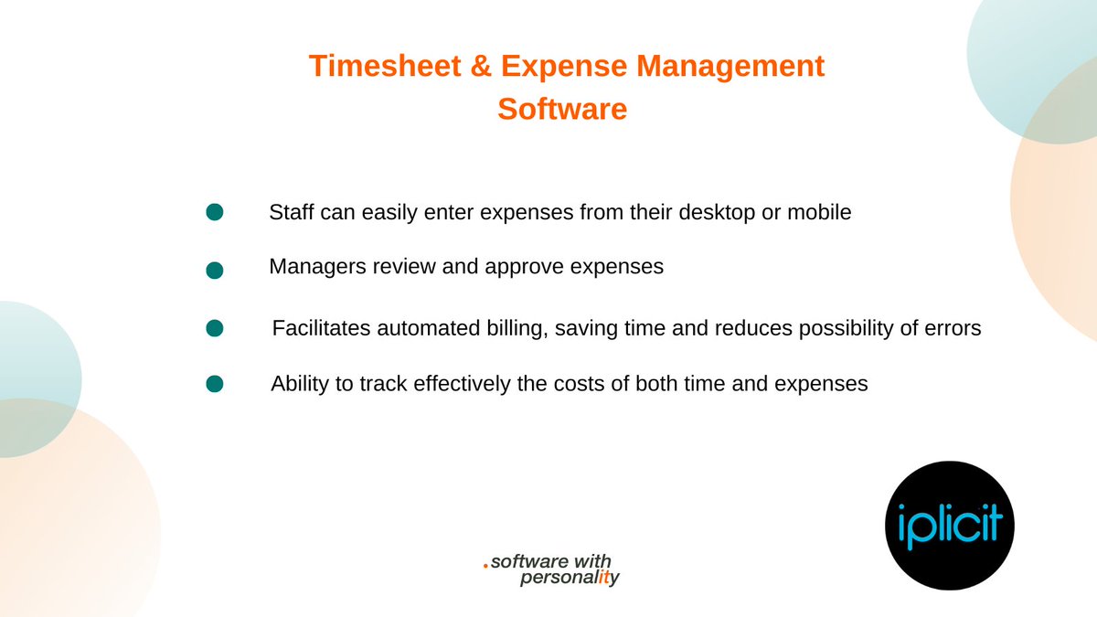 With @iplicit timesheet & expense management solution, it is possible to record time in either a browser or mobile device which, in turn, facilitates automated billing, saving time & reducing the possibility for errors. For more information buff.ly/3D5ILX1 #notforprofit