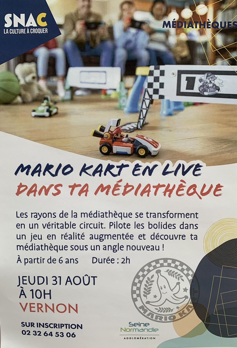 pix_hell_fest's tweet photo. 2 tournois d’autres mario kart seront organisé par la médiathèque de Vernon pendant la semaine du championnat du monde de « super mario kart » qu’on organise en Août https://t.co/nIZ7dUWQq4