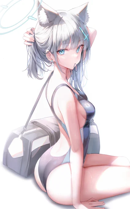 #ブルアカ #BlueArchive #ブルーアーカイブ 水着シロコ 