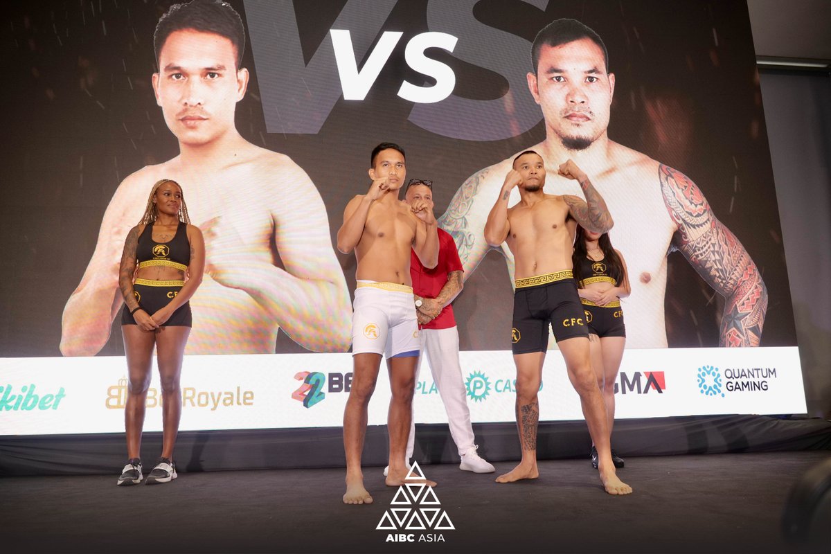 AIBC_World's tweet photo. π₯Get ready for an intense MMA Weigh-In Experience by @CenturionFc at the SMX Convention Center in Manila ποΈββοΈ
π€ΌββοΈ Join us ahead of the fight as the contestants prepare for the highly anticipated MMA Night π₯π₯
#AIBC #MMAWeighIn #FightNight #Asia #Manila #MMAFever #Fighters #Event https://t.co/Me0JtNRvJO