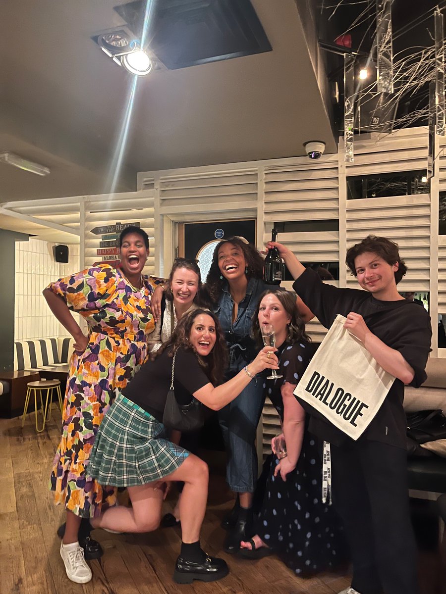 SharLovegrove's tweet photo. Thank you to everyone who came & celebrated @dialoguepub with us last night and to all who have been part of the #DiscoverDialogue roadshow across the nation over the past week!! What a team, what a tote!! 🖤🤍 https://t.co/ibLIKOrYwR