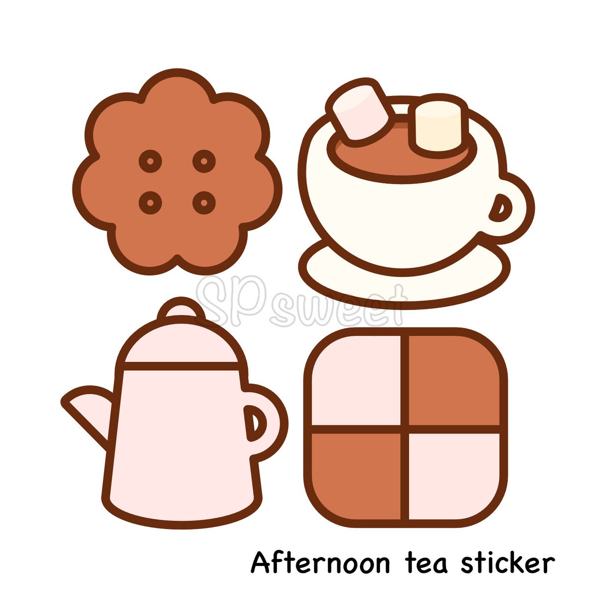 SP_Sweet102's tweet photo. Afternoon Tea Sticker &amp; Mini Poster

https://t.co/AkStblwW6f

#tea #teacup #teapot #pot #cup #cookies #cracker #biscuit #bakery #marshmallow #drink #cute #lovely #cartoon #colorful #pastel #sticker #stickers #decorate #planner #scrapbook #notebook #notepad #memo #stationery https://t.co/wDrTzhtQwB