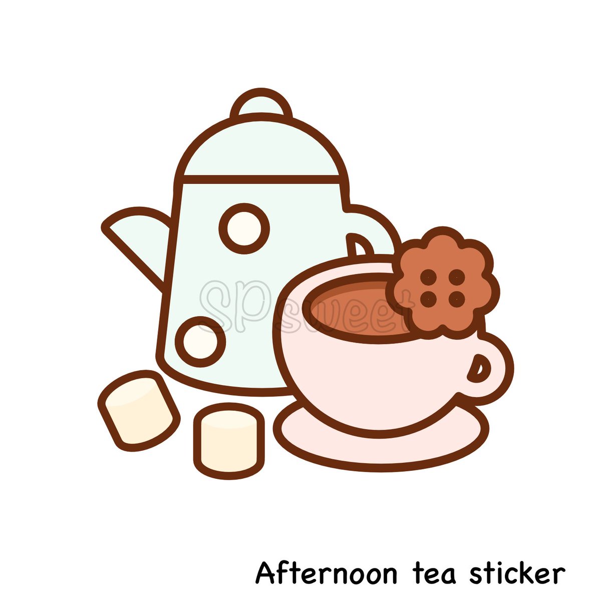 SP_Sweet102's tweet photo. Afternoon Tea Sticker &amp; Mini Poster

https://t.co/AkStblwW6f

#tea #teacup #teapot #pot #cup #cookies #cracker #biscuit #bakery #marshmallow #drink #cute #lovely #cartoon #colorful #pastel #sticker #stickers #decorate #planner #scrapbook #notebook #notepad #memo #stationery https://t.co/Y9ON3Fz8WY