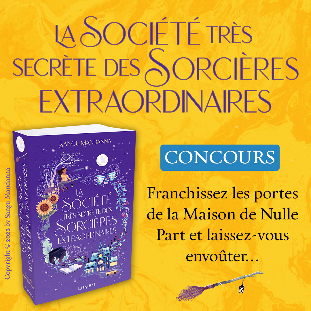 #concours #livre : tentez de gagner un exemplaire du roman La Société très secrète des sorcières extraordinaires !

Pour participer : RT + follow <a href="/LumenEditions/">Lumen éditions</a> 
Tirage au sort le 23 août ! 🍀🤞