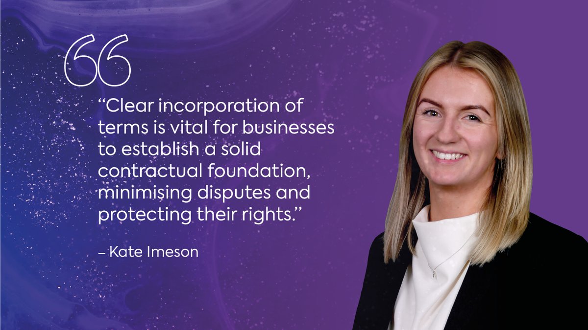 Incorporating terms and conditions into contracts is a crucial aspect of business transactions. Read our latest blog, where we share six essential tips to help you navigate the incorporation process seamlessly.  

bit.ly/3K7PJyF 

#termsandconditions