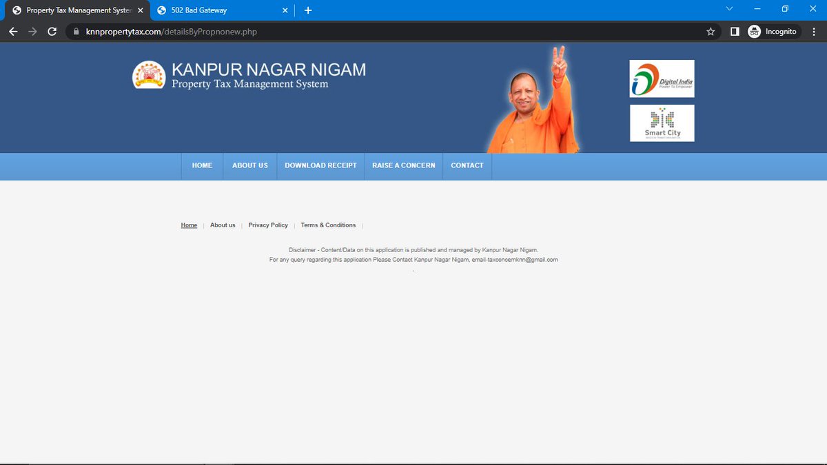 TushShukla's tweet photo. Unable to pay my property tax online for #KanpurNagar! Links on the website aren't cooperating. Kindly assist, @nagarnigamknp officials. Need help ASAP! #PropertyTax #OnlinePaymentIssues #HelpNeeded @myogiadityanath https://t.co/J4H5sDwoJ9