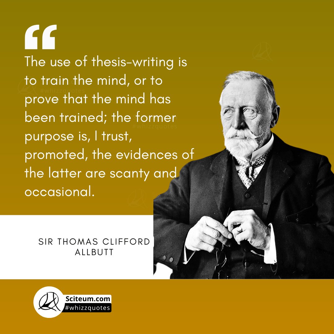 sciteum's tweet photo. Born #onthisday (July 20) in 1836, Clifford Allbutt was an English physician who served as the president of @TheBMA. He was also the inventor of the clinical thermometer. 🌡️

#whizzquotes by @Sciteum
#scicomm #OTD https://t.co/Nk8fzVIr3V