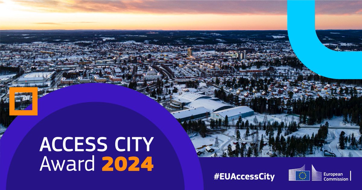 Applications for the Access City #Award competition are open! Deadline 18.09! The award recognises #cities that have undertaken outstanding work to become more #accessible for persons with #disabilities! More 👉ec.europa.eu/social/main.js… #EUAccessCity @visitljubljana @EKvSloveniji