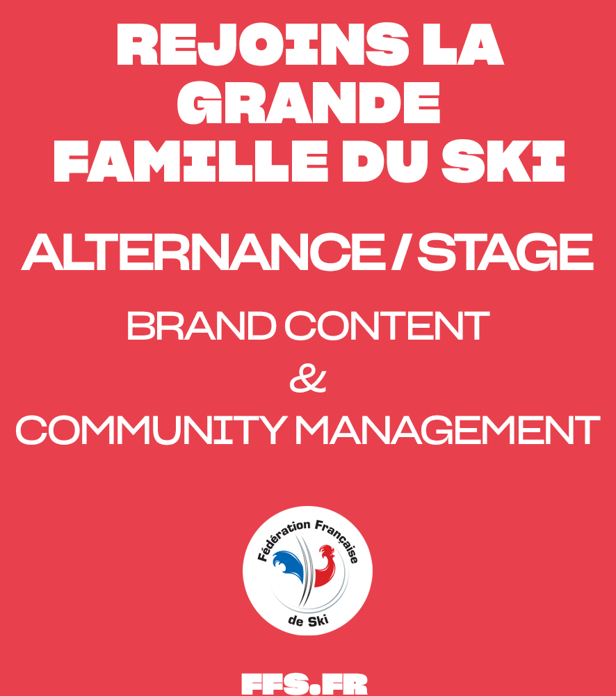 𝗦𝗔𝗜𝗦𝗜𝗦 𝗧𝗔 𝗖𝗛𝗔𝗡𝗖𝗘 !

Dans le cadre de nos activités liées au développement de la pratique sportive, nous proposons à un(e) alternant(e) ou un(e) stagiaire de rejoindre l’équipe Communication pour participer au renforcement de la stratégie de “𝗕𝗿𝗮𝗻𝗱