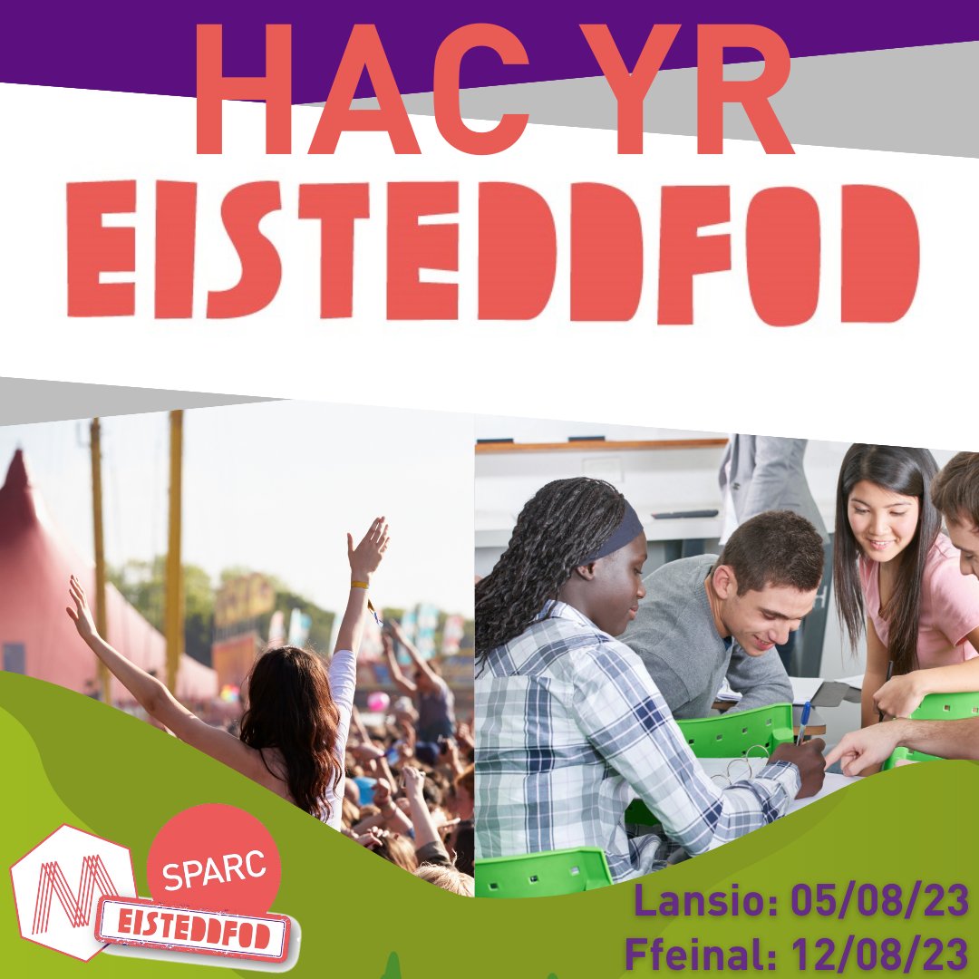 M_SParc's tweet photo. Dewch i Hacio'r Esiteddfod! 🎪 
🚀  Meddyliwch am y Maes a'ch profiad chi fel mynychwyr. Mae'n wych...ond a fedrith o fod yn well?  💭 Dewch i'r sesiwn cyflwyno, Dydd Sadwrn cynta’ yr Eisteddfod am 13:15 yn y Pentref Gwyddoniaeth a Thechnoleg. £1,000 i'r enillwyr!  🌟 https://t.co/oxyH1syZnO