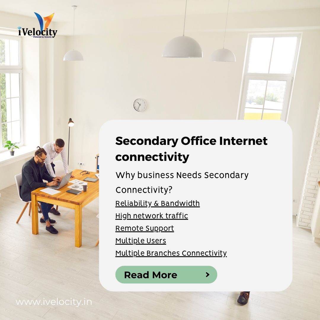 iVelocity2's tweet image. Secondary Office Internet connectivity...
Why business Needs Secondary Connectivity?
ivelocity.in
Talk to Expert now and connect secondary internet: 9884043308
#secondaryinternetconnection #secondaryinternet #internetbackup #Backups #network #officeinternet