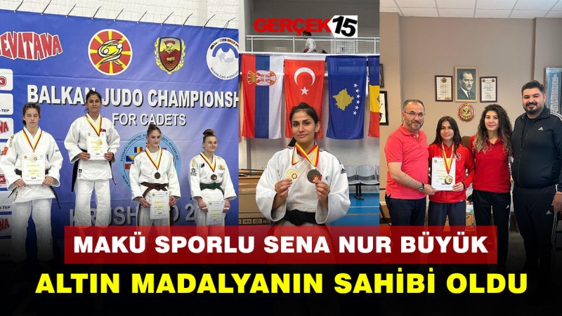 Mehmet Akif Ersoy Üniversitesi Gençlik Spor Kulübü Judo takımı sporcusu Milli Sporcu Sena Nur Büyük, Kuzey Makedonya'nın Kruşevo şehrinde düzenlenen Ümitler Balkan Judo Şampiyonası'nda ferdi müsabakalarda 48 kiloda birinci olarak altın madalya kazandı.

gercek15.com/maku-sporlu-se…