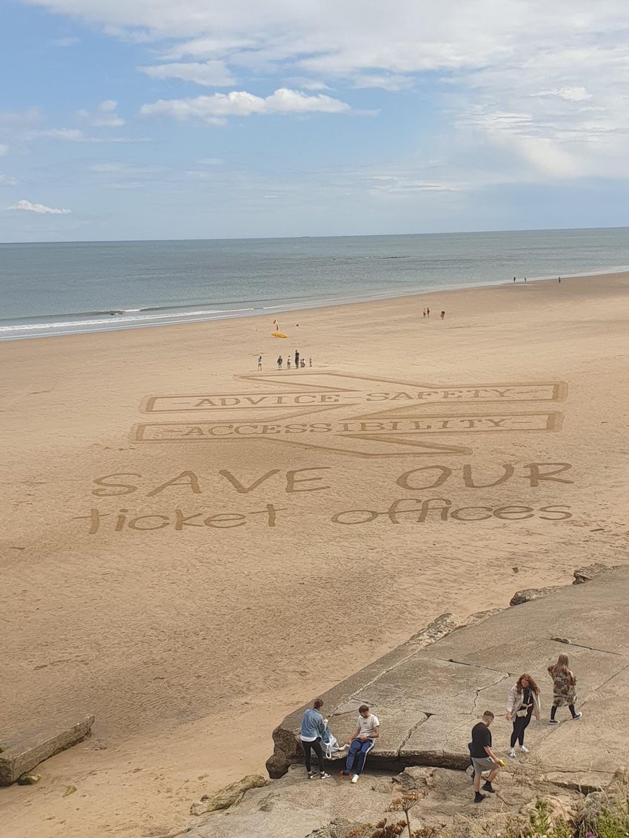 Fred Brown created this. Well done that man. #Saveourticketoffices <a href="/RMTunion/">RMT</a> <a href="/ASLEFunion/">ASLEF</a>