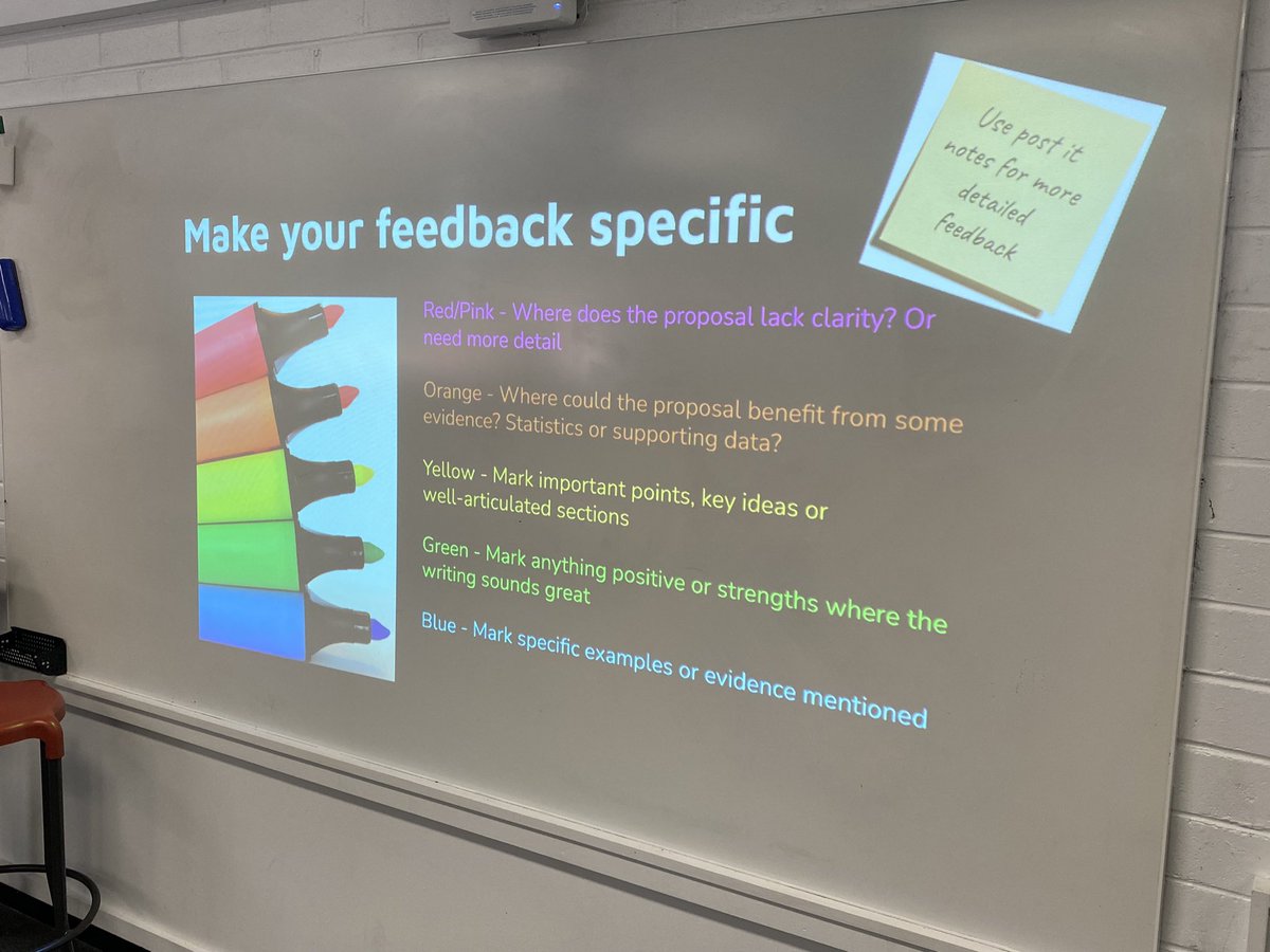 reneecarniato's tweet photo. Y11 #investigatingscience depth study. Students used peer feedback to critique their proposal. “Convince us that your idea for study is worth our attention”. Some really specific helpful ideas on their 1st drafts and great project ideas! @SJPHS @SooWaesch @MutschallTina https://t.co/CmbjWXZ1yA