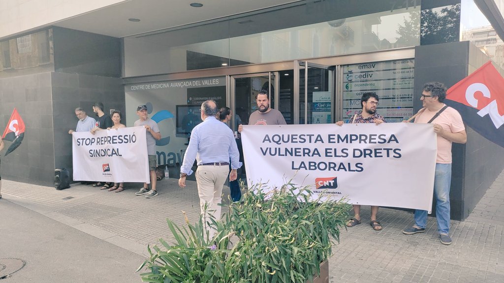 CNT DENUNCIA L’ACOMIADAMENT ENCOBERT D’UNA REPRESENTANT SINDICAL A CEDIV

"CNT ja ha posat la situació en mans dels seus serveis jurídics i no descarta iniciar una campanya informativa a la ciutadania si no s’obre un diàleg des de la Direcció de CEDIV"

🌐 granollers.cnt.es/2023/07/20/cnt…