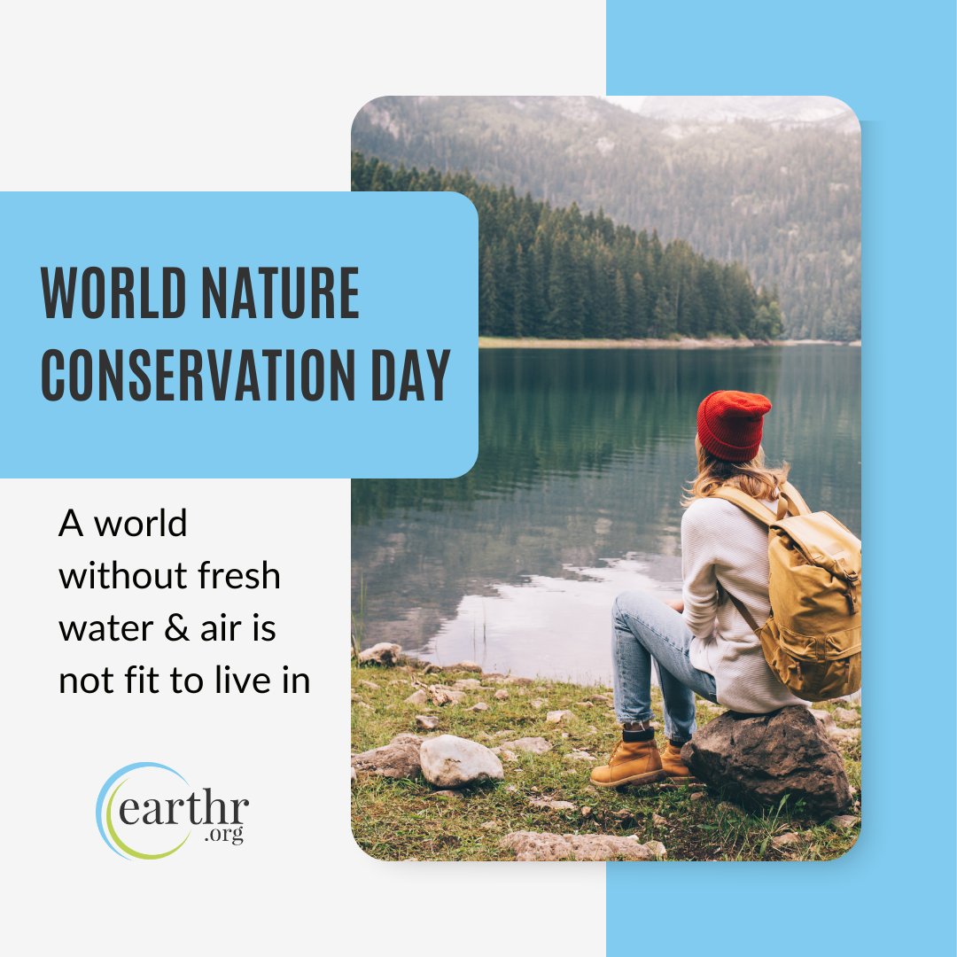 EarthrOrg's tweet photo. 🌿 Celebrate Nature Conservation Day with us! 🌍 Today, let's unite and pledge to protect our precious #Planet  and its biodiversity. Together, we can create a #sustainable  future for generations to come. 🌱

#nature #conservation #Sustainability https://t.co/qzjxJV8J6o