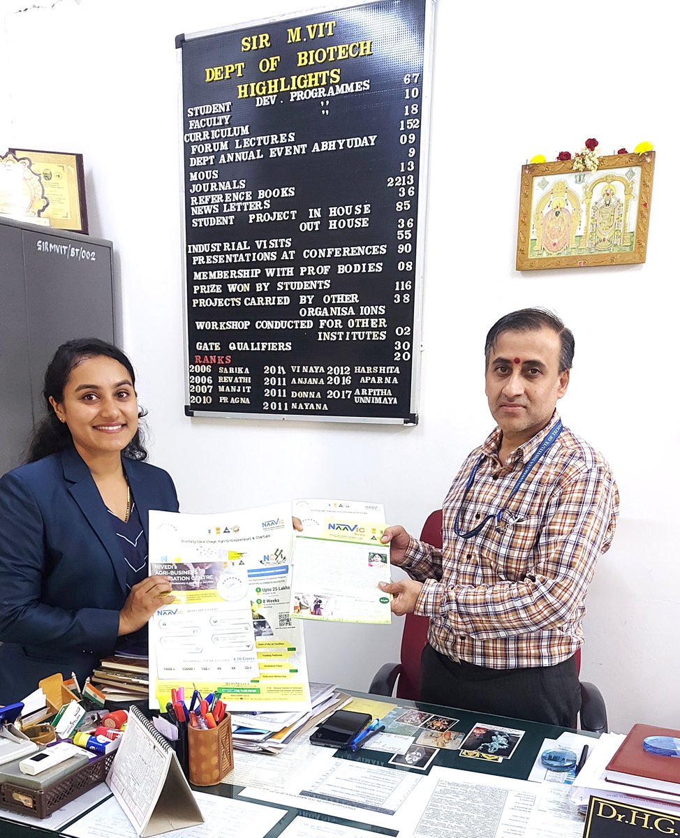 Team NaaViC visited Sir M Visvesvaraya Institute Of Technology, Bengaluru for the promotion of NEO and NEST programs of the RKVY-RAFTAAR scheme under #8thCohort on 18.07.2023.
.
.
.
.
#startup #startupfunding #innovation #agribusiness