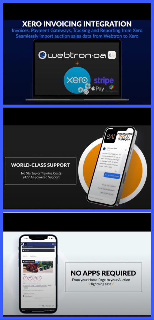 AuctionLabel's tweet photo. The 🆕 online auction must have feature integrations to take your auction business to the top. ➡️ Learn more https://t.co/rANYu83CiA #auctionsoftware #webtron #whitelabelauctionsoftware #xeroauctioninvoicing #stripeforauctions #AuctionPayment #auctioneers #auctionupdate #stripe https://t.co/Ijk3v08cJq