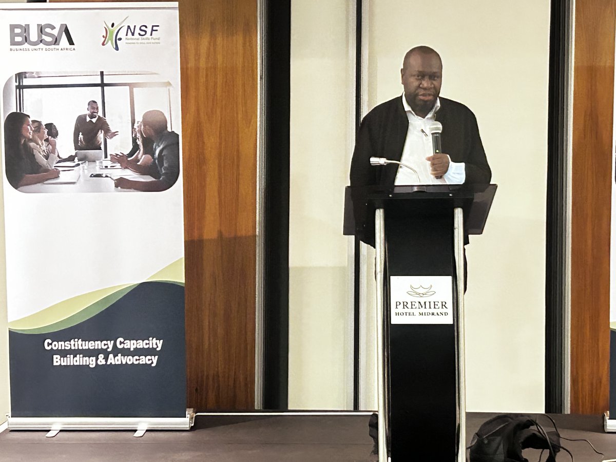 🎙️ Inspiring insights at the SMME colloquium by John Dludlu, CEO of SBI! 🌟 Emphasizing the critical role of small businesses in our economy and the need for support. Let's harness the power of entrepreneurship and innovation for a brighter future! 🚀💼 #SMME#SmallBusiness
