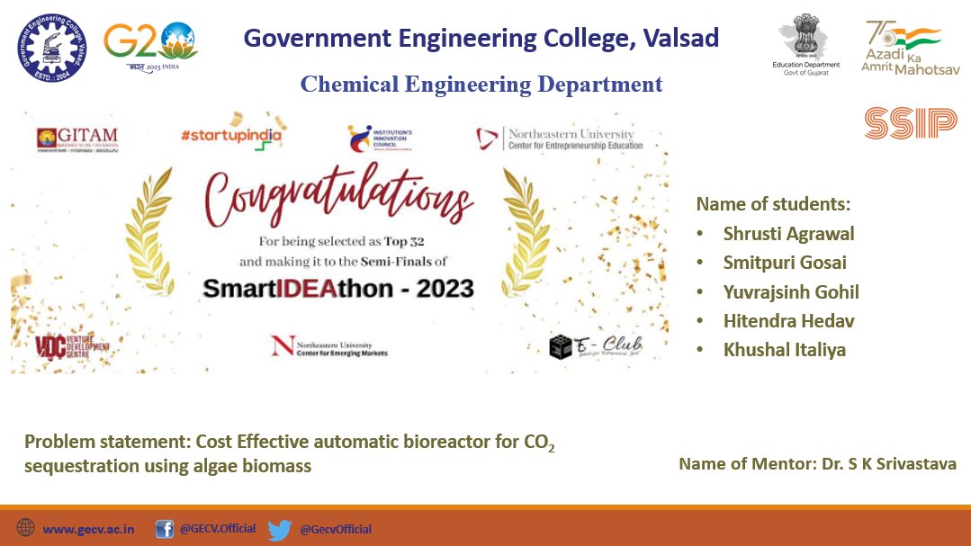 GecvOfficial's tweet photo. #gecvofficial #gecv #gecvalsad #smartideathon #ssip https://t.co/Jhvg6HyfWp