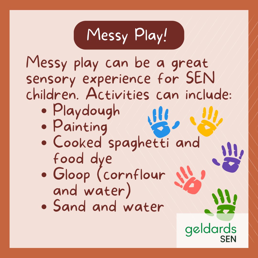 GeldardsSEN's tweet photo. We asked you what SEN-friendly home activities you had planned for the summer holidays, and you gave us lots of great ideas! We've compiled a list of your suggestions in this post, including a few of our own!🌞💚 

#GeldardsSEN #SEN #summerholidays #senfriendly #autism https://t.co/XnZWfnpgrx