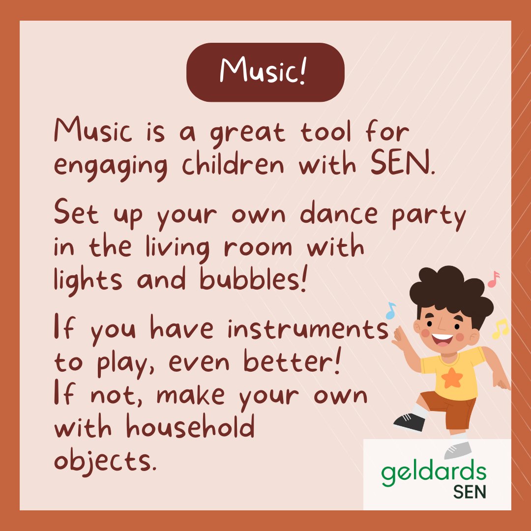GeldardsSEN's tweet photo. We asked you what SEN-friendly home activities you had planned for the summer holidays, and you gave us lots of great ideas! We've compiled a list of your suggestions in this post, including a few of our own!🌞💚 

#GeldardsSEN #SEN #summerholidays #senfriendly #autism https://t.co/XnZWfnpgrx