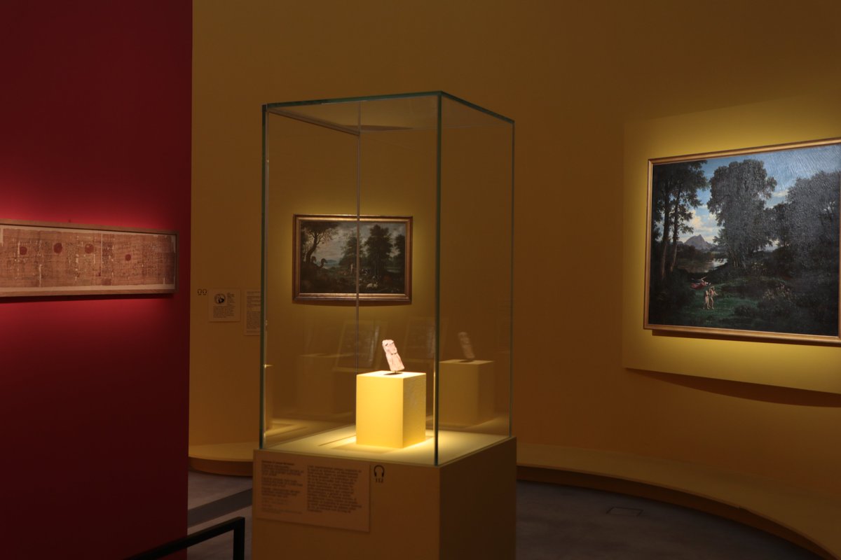 MuserAvec's tweet image. Dépêchez-vous!!! Lundi prochain ce sera le dernier jour de l'exposition "Paysage : fenêtre sur la nature" dans notre cher @MuseeLouvreLens. Un dépaysement total, des œuvres de toute beauté!!!! Sans oublier une visite auprès de "La Dentellière" de Vermeer 😉🥰