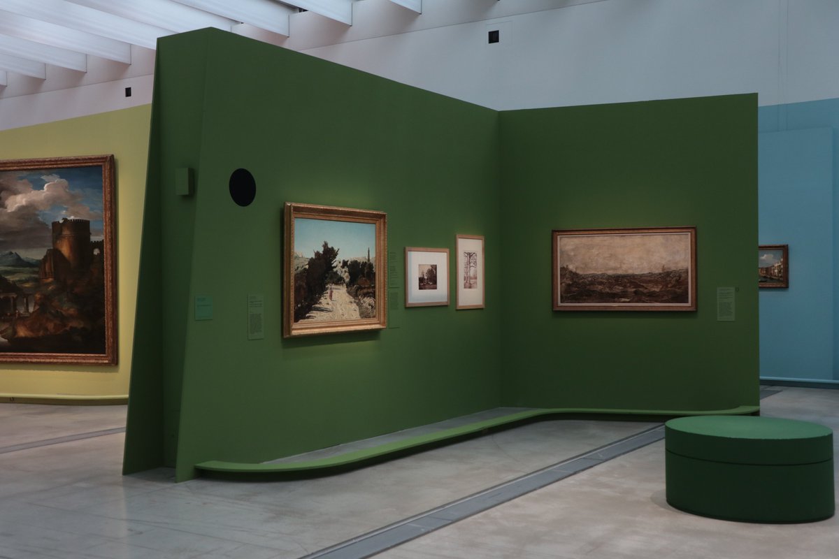 MuserAvec's tweet image. Dépêchez-vous!!! Lundi prochain ce sera le dernier jour de l'exposition "Paysage : fenêtre sur la nature" dans notre cher @MuseeLouvreLens. Un dépaysement total, des œuvres de toute beauté!!!! Sans oublier une visite auprès de "La Dentellière" de Vermeer 😉🥰