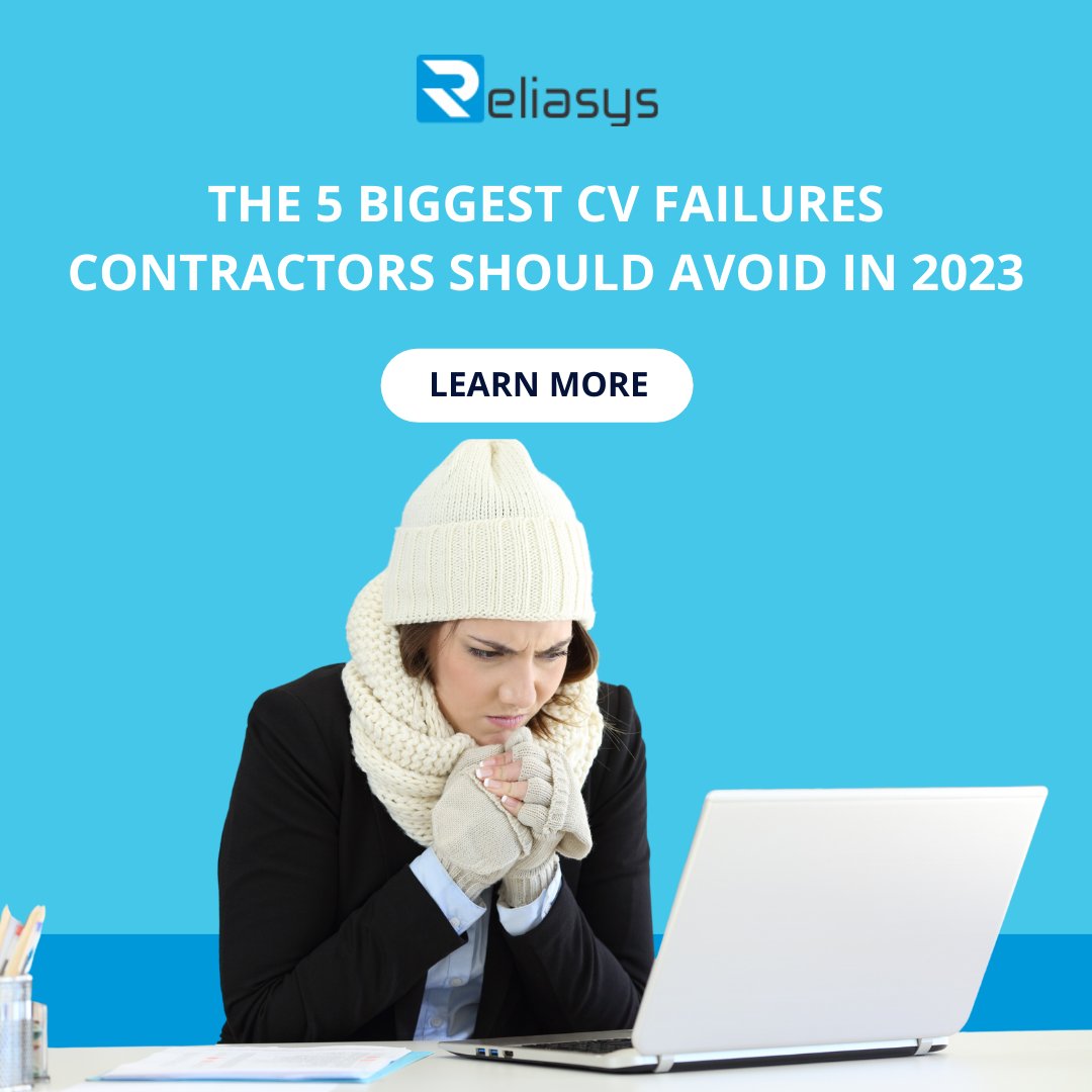 ReliasysL's tweet photo. Steer Clear of These 5 Major CV Mistakes Contractors Must Avoid in 2023. Explore Further Details Here:

https://t.co/YVOl21f1tw

#reliasys #umbrellacompanies #PAYE https://t.co/Im0SvTlUwQ