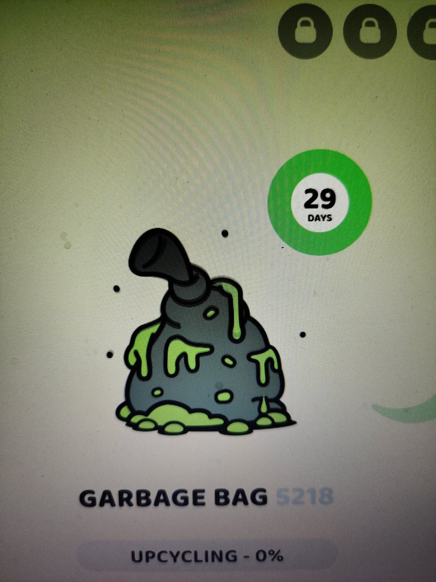 ShadowBourse's tweet photo. Upcycling it ๐ข๐ข๐ข๐คฎ
Bullish on @MotionMarkus and @garbagefriends
#spreadthegoop #GarbageUniversity https://t.co/gVnwT6qFWs