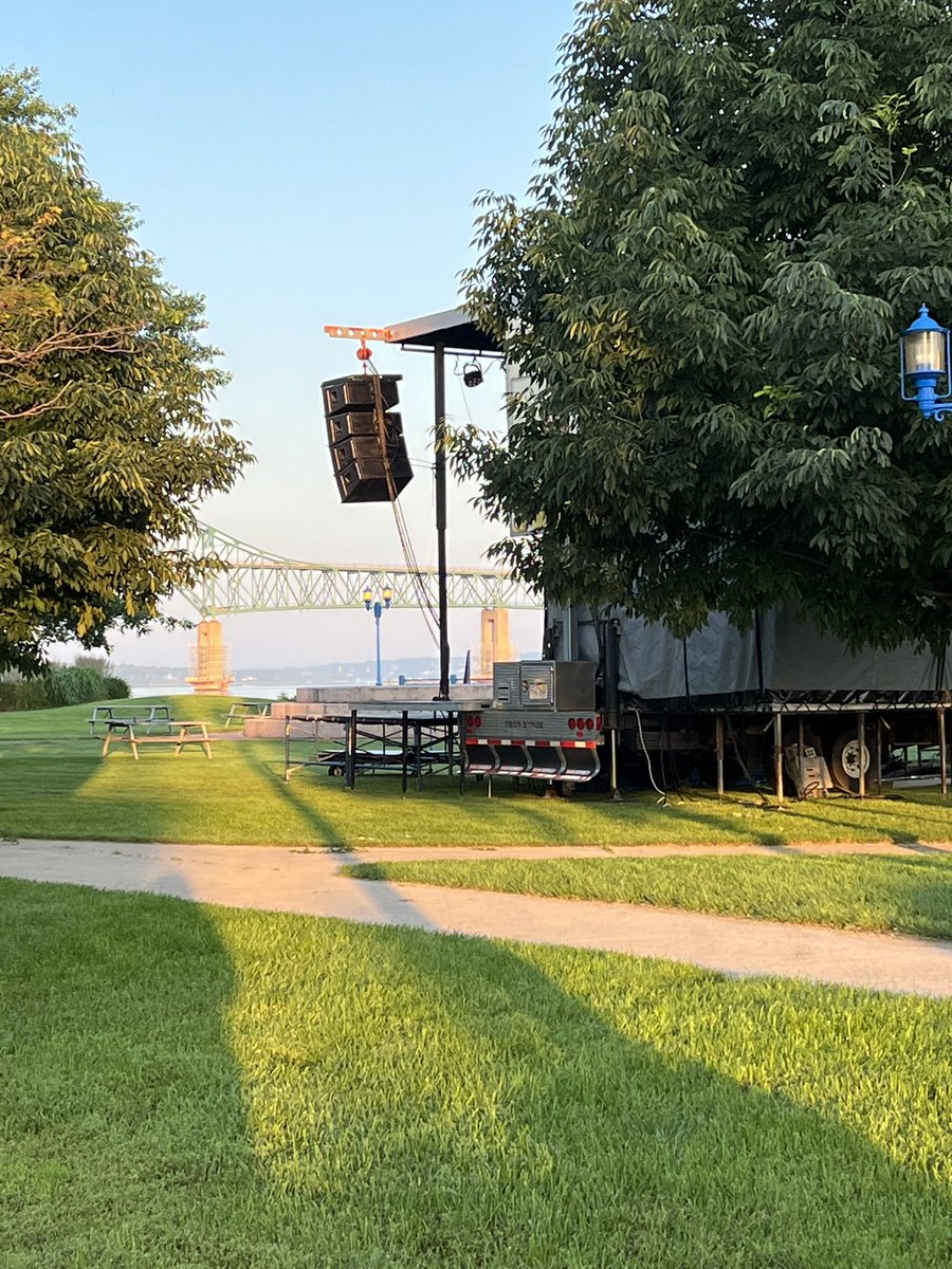 It’s 6am &amp; Waterford Green is turning into the hottest spot to be this weekend!  A huge thank you to Williston Portable Toilets and <a href="/MILLBANKMUSIC/">MILLBANK MUSIC</a> that don’t often get the shoutout but are critical to making it all happen! Great work as always!! 

#5oclockindublin #2023irishfest