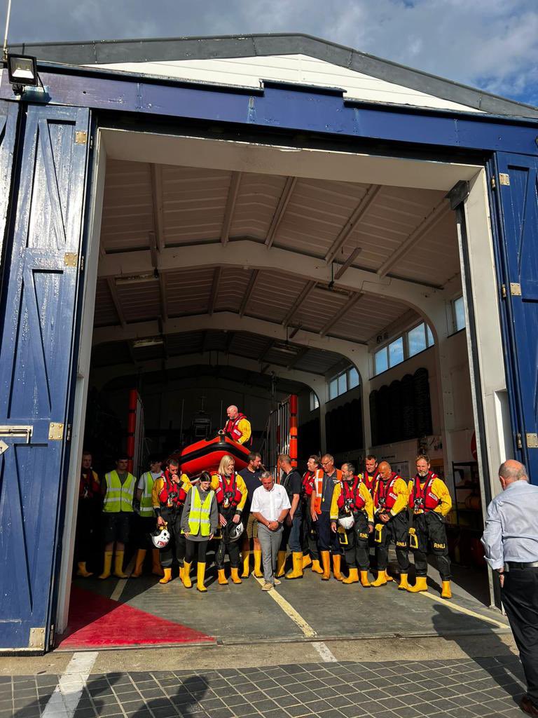 Such a privilege to be shown the lifesaving work the @RNLI undertake. The volunteers who were with me on a training exercise at sea in Margate last night work as flight crew, a paramedic and postie by day. @GMB Filmed by @TVRav