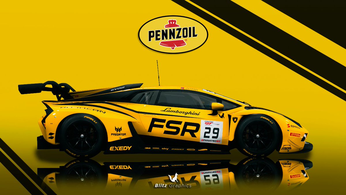 _ItsBlitz's tweet photo. 🇳🇴 @TerjeFredr17359 is back in another Yellow &amp; Black livery this time in the @Lamborghini Evo II. Wanted to really bring out those aggressive lines.

#CustomLivery @AC_assettocorsa #graphicsdesign #Simracing #ASUS #simrigs https://t.co/rlhXHTWw1U