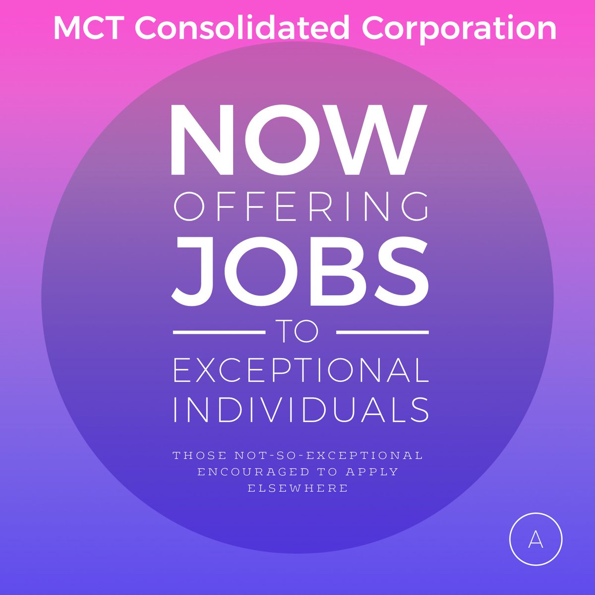 akosimarktan's tweet photo. We are hiring!

- Sales and Marketing Officer
- Bookkeeper 
- Admin Staff 
- Barista 

Apply now! 
Email: mctconsolidated@gmail.com https://t.co/MjiiNBxv1P