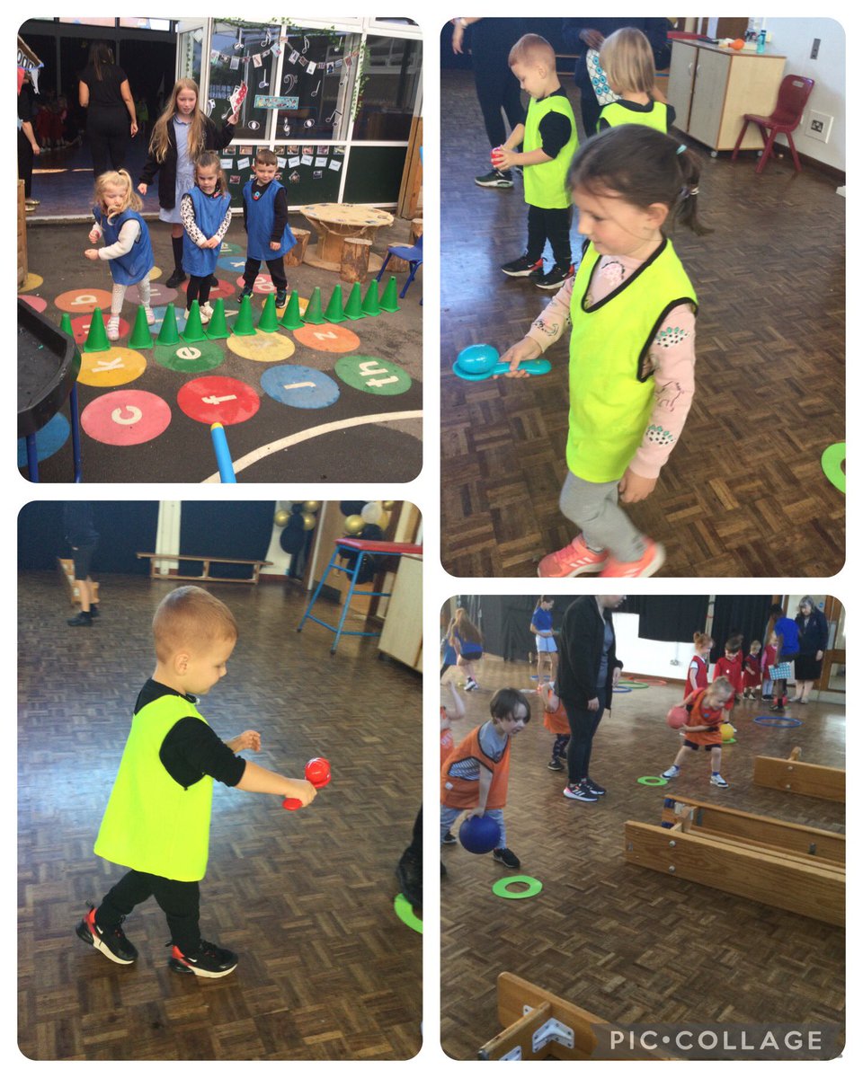 MissSaundersSTM's tweet photo. Nursery’s sporty pictures 🏃🏻‍♂️🏃🏼‍♀️ We really enjoyed trying out the different stations and trying super hard in our teams. Thank you to Mrs Hickman, Mrs Pennells, Graham and the year 5’s for helping make our ‘sports event’ fun! Well done Nursery😁
#LoveLearnLive
#EYFS
#STMPE https://t.co/F4IlC0WEIn
