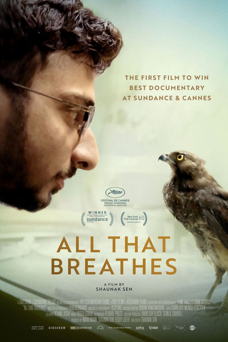 wffr_nl's tweet photo. De docu 'All That Breathes' heeft flink wat prijzen gewonnen en is te zien op WFFR '23.
@sundancefest
@Festival_Cannes #wffr
Kaartverkoop start 1 okt. Early Bird actie in September. Stay Tuned! https://t.co/ukbDl3HRVO