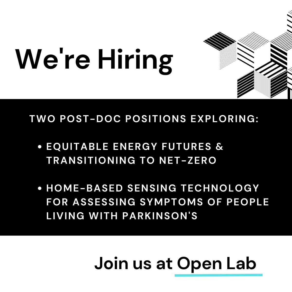 Open Lab - Newcastle University (@openlab_ncl) on Twitter photo 🚨We have two post-doc positions available!🚨
Position one will work with <a href="/digi_citizens/">Centre for Digital Citizens</a> & <a href="/HIACT_/">HI-ACT</a> on equitable energy futures and hydrogen integration in transitions to #netzero ➡️oplb.uk/hi-act-pdra
Position two will work on the <a href="/EPSRC/">Engineering and Physical Sciences Research Council</a> TORUS project exploring user 🚨We have two post-doc positions available!🚨
Position one will work with <a href="/digi_citizens/">Centre for Digital Citizens</a> & <a href="/HIACT_/">HI-ACT</a> on equitable energy futures and hydrogen integration in transitions to #netzero ➡️oplb.uk/hi-act-pdra
Position two will work on the <a href="/EPSRC/">Engineering and Physical Sciences Research Council</a> TORUS project exploring user