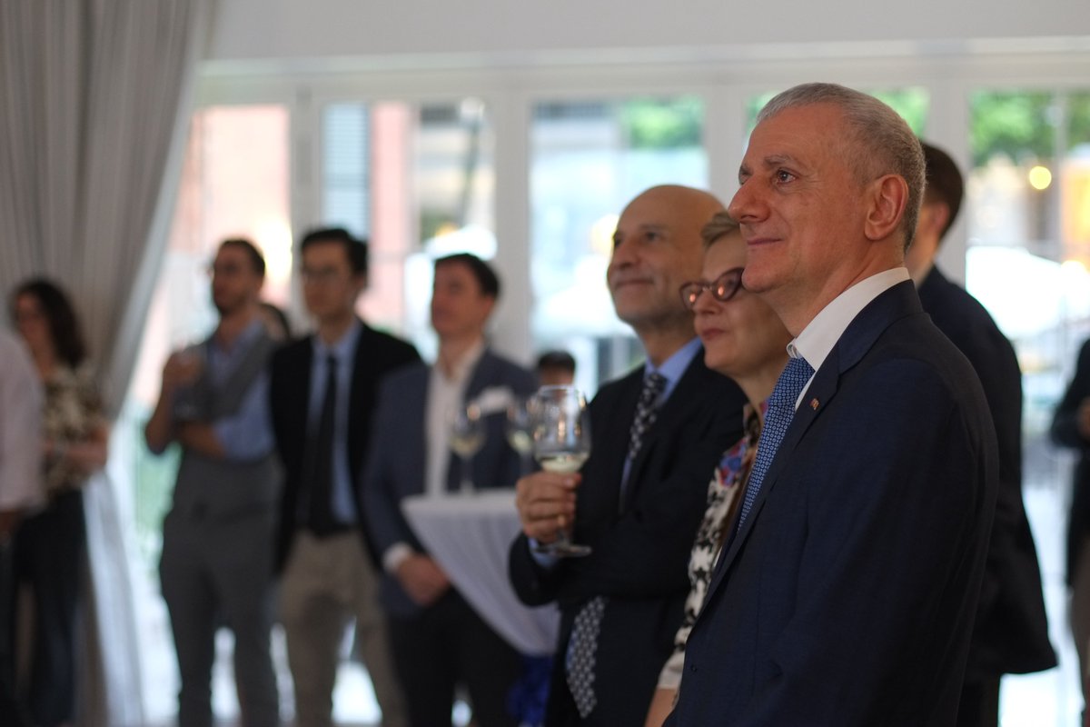 IchamV's tweet photo. Farewell in honor of HE. Antonio Alessandro

Last night, ICHAM hosted a farewell gathering for HE. Antonio Alessandro, the Ambassador of Italy to Vietnam and his spouse Mrs. Paola Belfiore, with the participation of ICHAM's BoD, Members and staff. At the farewell celebration - https://t.co/pZoZyb8W54
