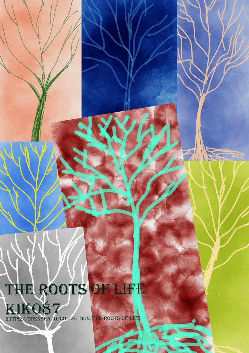 kiko87nft's tweet photo. GM #NFTCommunity 😍
 #TheRootsOfLife

@elonmusk
@machibigbrother
@opensea
A tree means life. Each of its branches and leaves are vital arteries in the living body of the earth.Trees give us Oxygen  &amp; Food &amp; Energy.https://t.co/9zpWqIB4eM… #NFT #NFTCollection #nftart #NFTartist https://t.co/gMMKGesIAC