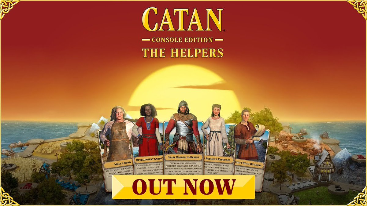 CATAN - Console Edition: The Helpers & Season Pass OUT NOW!

Microsoft Store:
https://t.co/KAUGf1UUkt

https://t.co/pct964ZDav https://t.co/4DMyhBz4qh