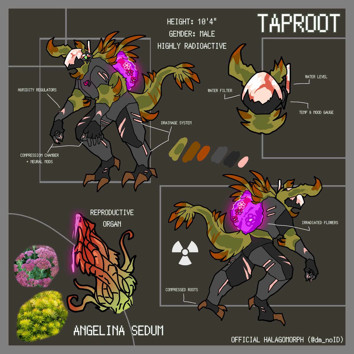 Here to introduce Taproot drawn and brought to life by the very talented <a href="/dm_noID/">NEW ACCOUNT !! 🇵🇭🏳️‍⚧️</a> to answer the question of what happens when radiation plants and deathclaws all meet up and come to life