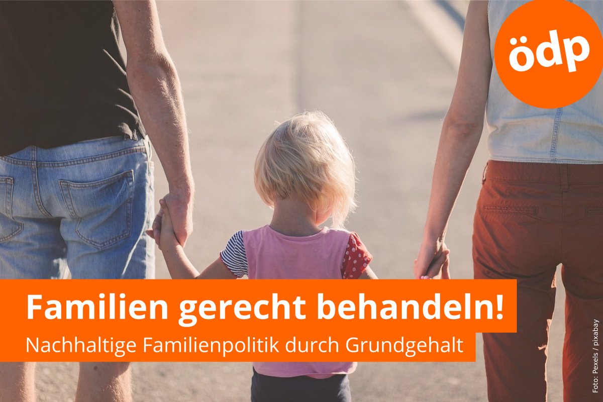 Das von der #ÖDP seit langem geforderte #Grundgehalt für familiäre Sorge-Arbeit wäre nachhaltige Familienpolitik! Streichungsvorschläge der 🚦regierung, wie Abschaffung von Witwenrenten und Ehegattensplitting, halten wir für frauenfeindlich und ungerecht
oedp.de/aktuelles/pres…