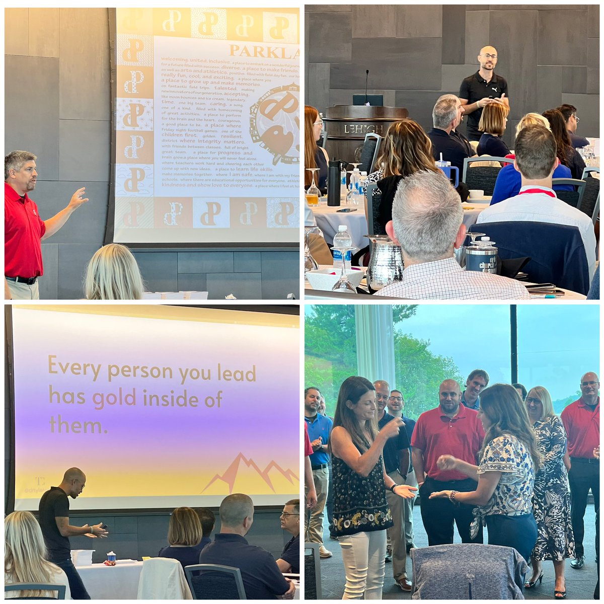 Thank you <a href="/parklandsupt/">Dr. Mark J. Madson</a>, <a href="/drtylercook/">Dr. Tyler Cook</a> &amp; <a href="/LVEDC/">Lehigh Valley PA</a> for a great day of learning &amp; reflecting!  Congrats to <a href="/MinottiPSD/">Dr. Michelle Minotti</a> for winning the rock, paper, scissors challenge! #parklandproud