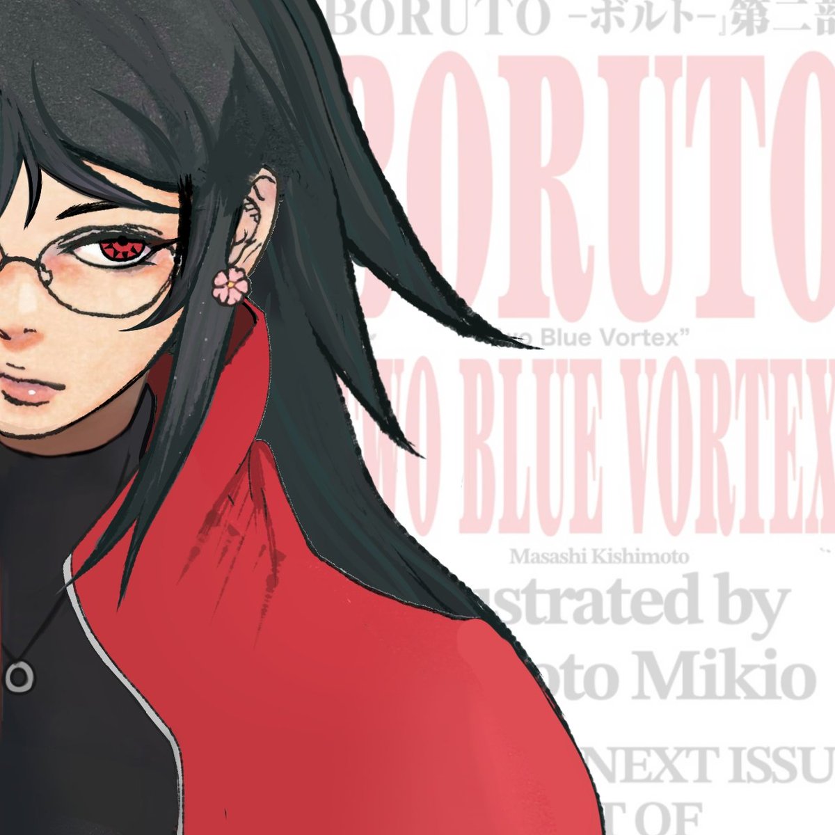 Shin_Obi on X: Uchiha Sarada. Time skip version 🥗✨ #SARADA #BORUTO  #BorutoTwoBlueVortex  / X