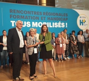 Le Pôle formation Isère est lauréat 🏅 du Trophée «Ambassadeur H+ Formation Or» pour son site de Moirans (38).
Ce titre a été décerné dans le cadre des " Rencontres régionales #formation et #Handicap ", qui se sont déroulées le lundi 3 juillet à Lyon.
👉 formation-industries-isere.fr/actualite/post…
