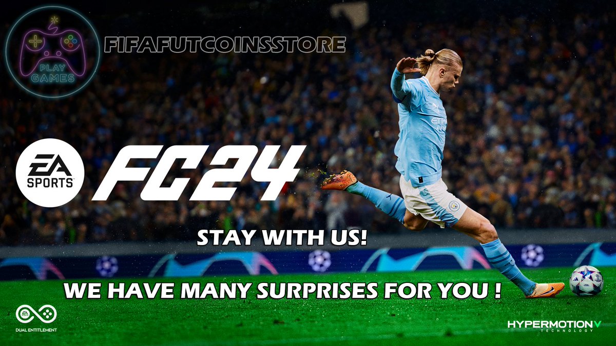 FIFA_FUTStore's tweet photo. Stay with us!
We will prepare many surprises once the new EA FC24 game appears. 
We will give as prizes COINS and the GAME. 
What you have to do is that until the date is set, you can give us a like and a retweet.

Have fun!

1. Like 💟 and 🔁 this tweet

2. Follow
@FIFA_FUTStore https://t.co/DQUulAq3Qu
